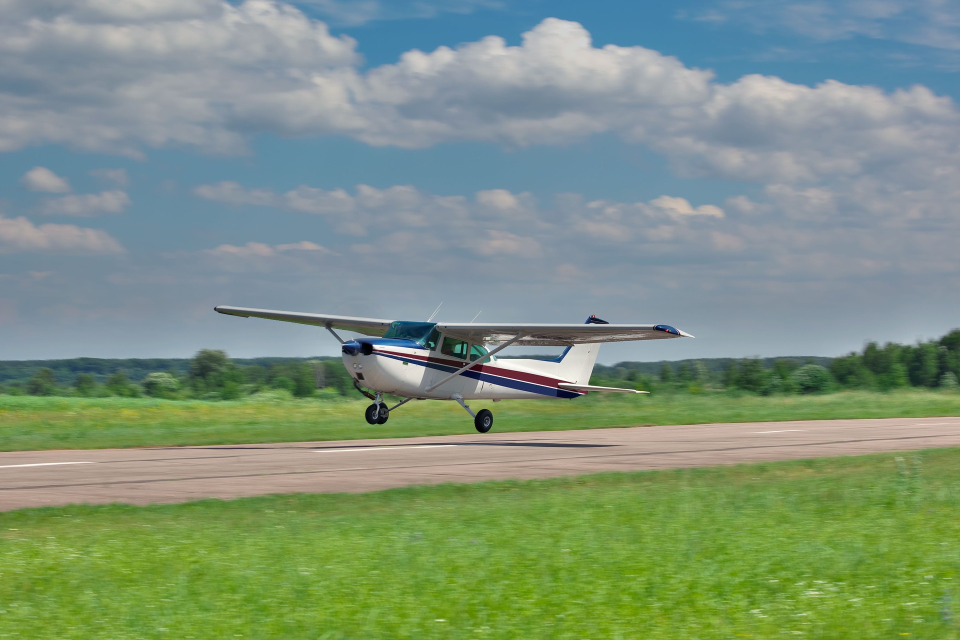 Light private plane